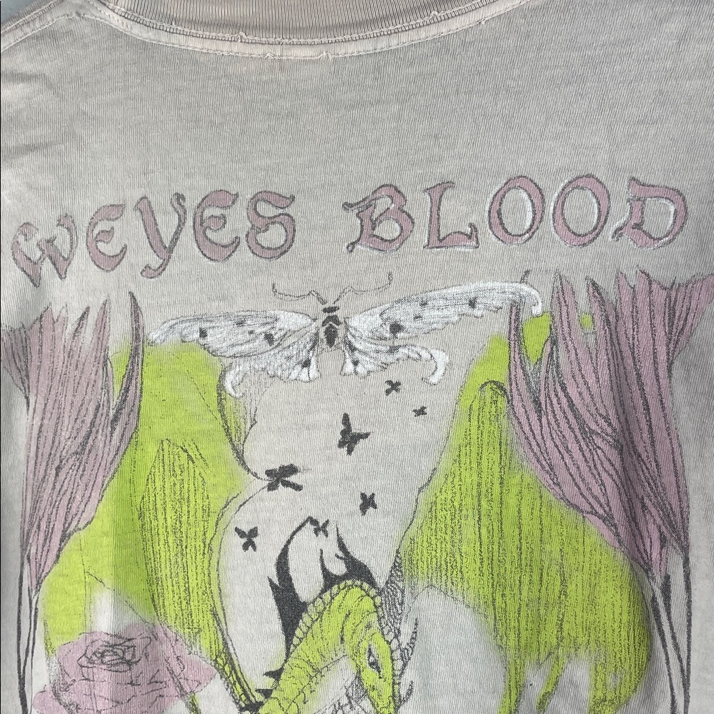 Weyes Blood Dragon Long Sleeve T-Shirt Graphic Tee Size S - Picture 8 of 10